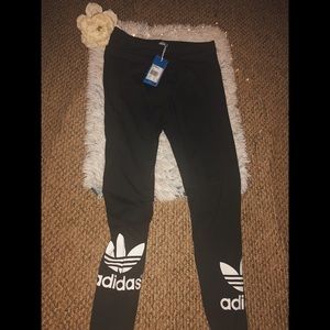 New black adidas leggings.